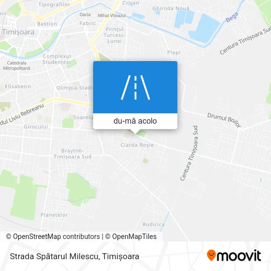 Hartă Strada Spătarul Milescu