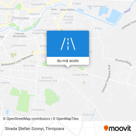 Hartă Strada Ștefan Szonyi