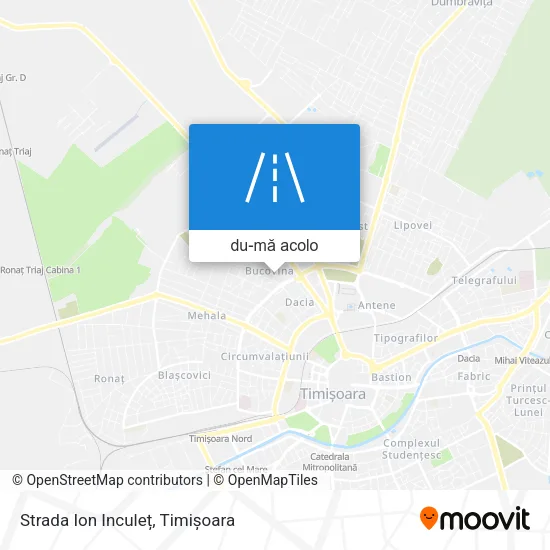 Hartă Strada Ion Inculeț