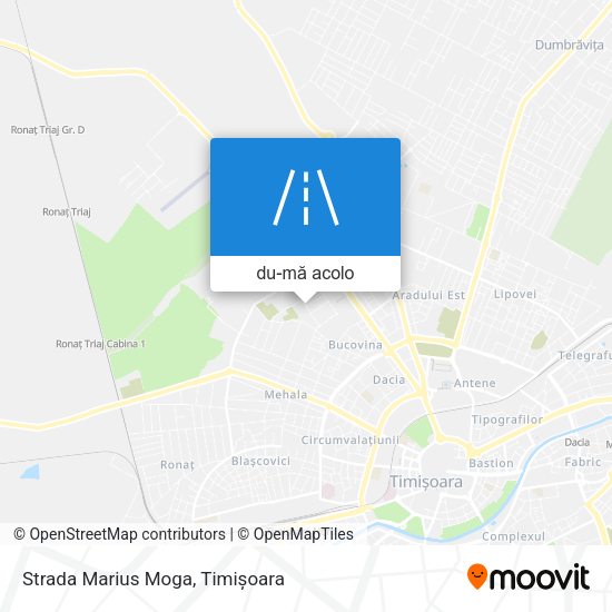 Hartă Strada Marius Moga