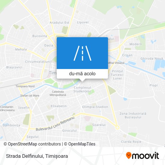 Hartă Strada Delfinului