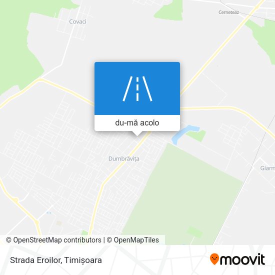 Hartă Strada Eroilor