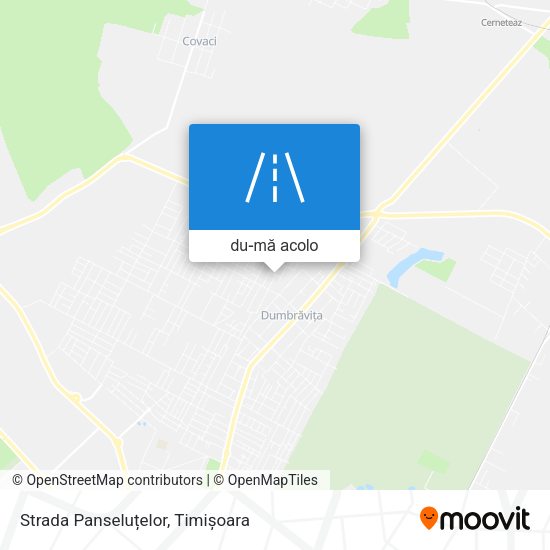 Hartă Strada Panseluțelor