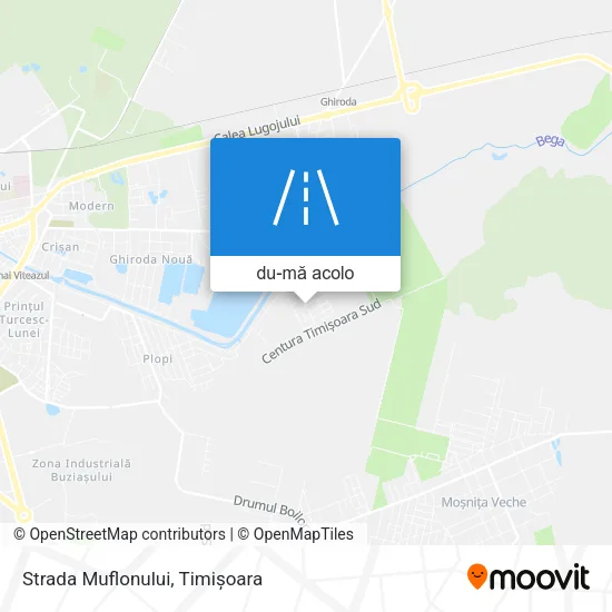 Hartă Strada Muflonului