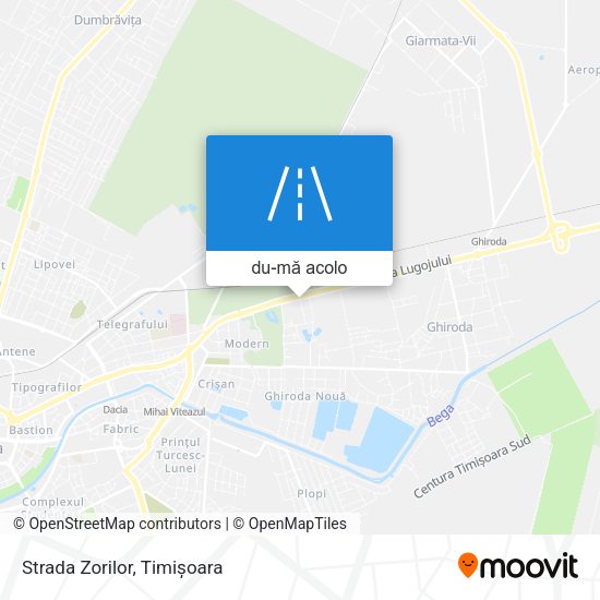 Hartă Strada Zorilor