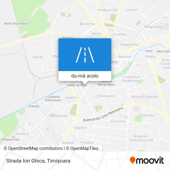 Hartă Strada Ion Ghica