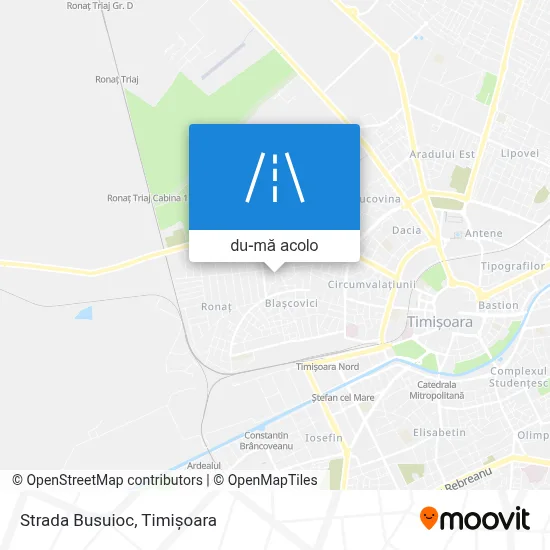 Hartă Strada Busuioc