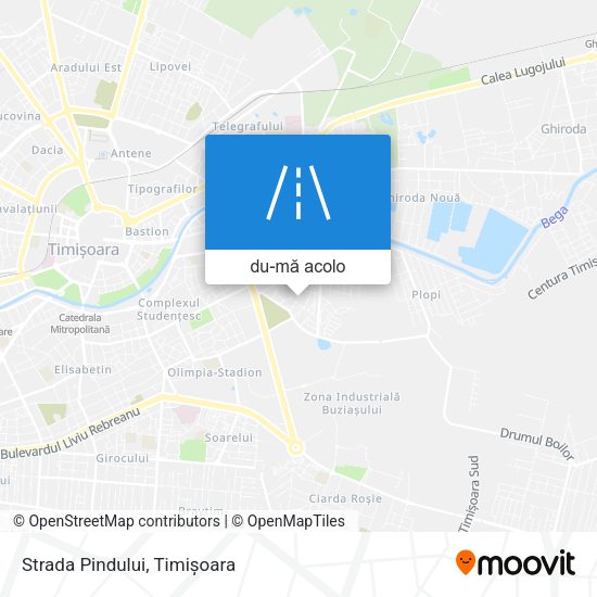 Hartă Strada Pindului
