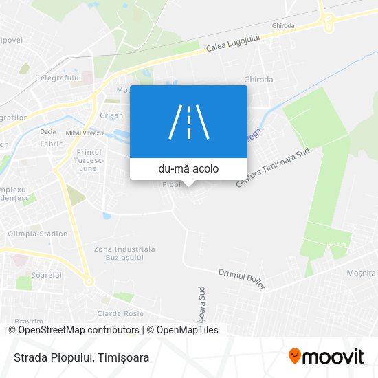Hartă Strada Plopului