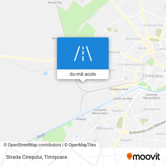 Hartă Strada Cireșului