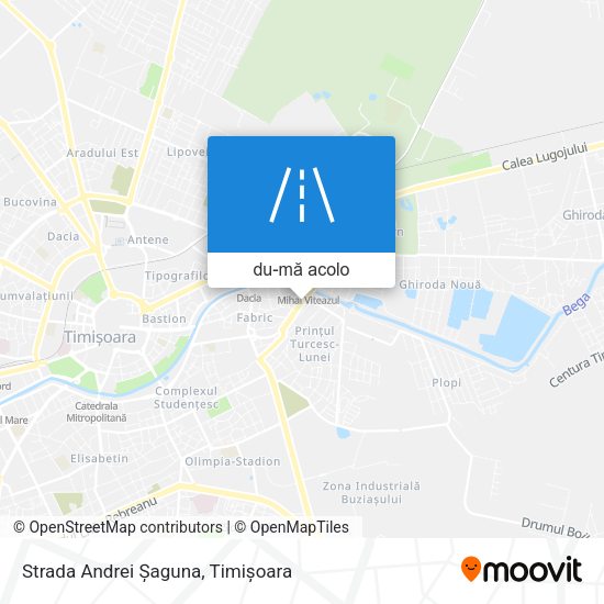 Hartă Strada Andrei Șaguna