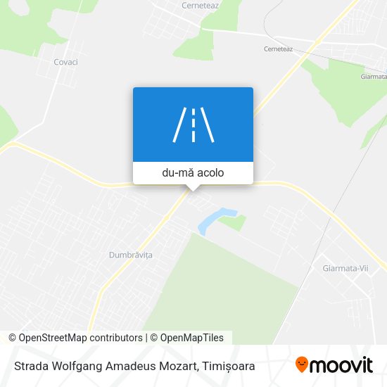 Hartă Strada Wolfgang Amadeus Mozart