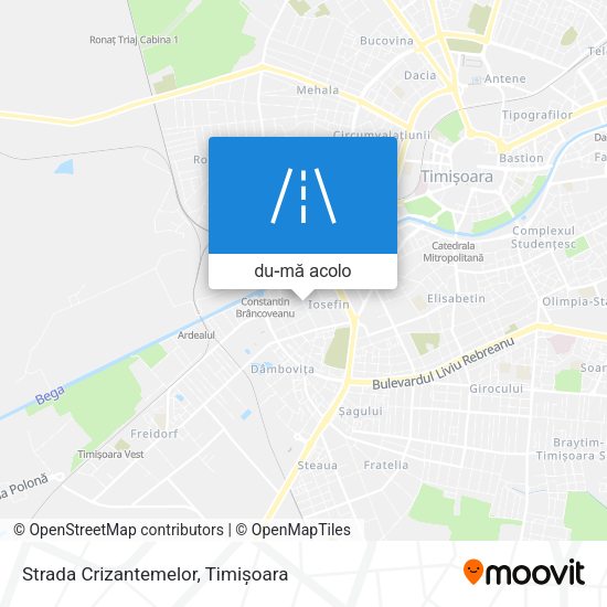 Hartă Strada Crizantemelor