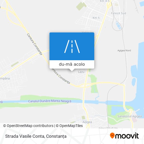 Hartă Strada Vasile Conta