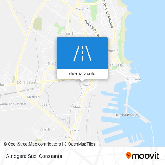 Hartă Autogara Sud