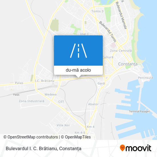 Hartă Bulevardul I. C. Brătianu