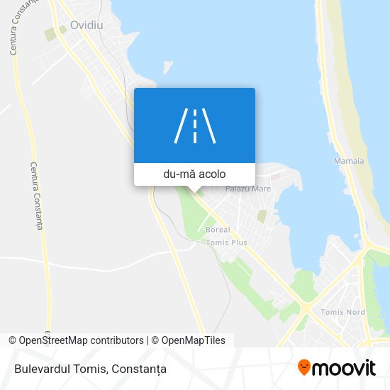 Hartă Bulevardul Tomis