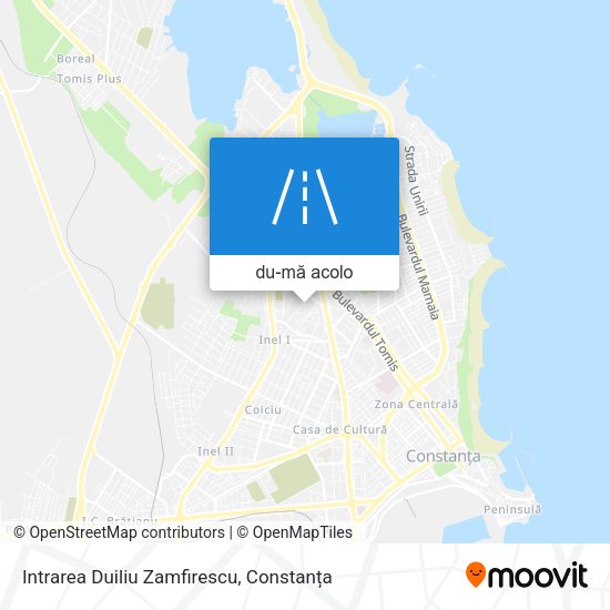 Hartă Intrarea Duiliu Zamfirescu