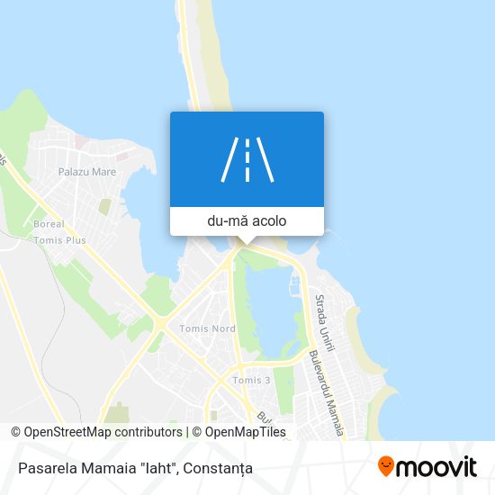 Hartă Pasarela Mamaia "Iaht"