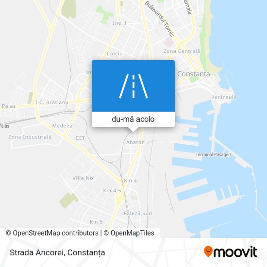 Hartă Strada Ancorei