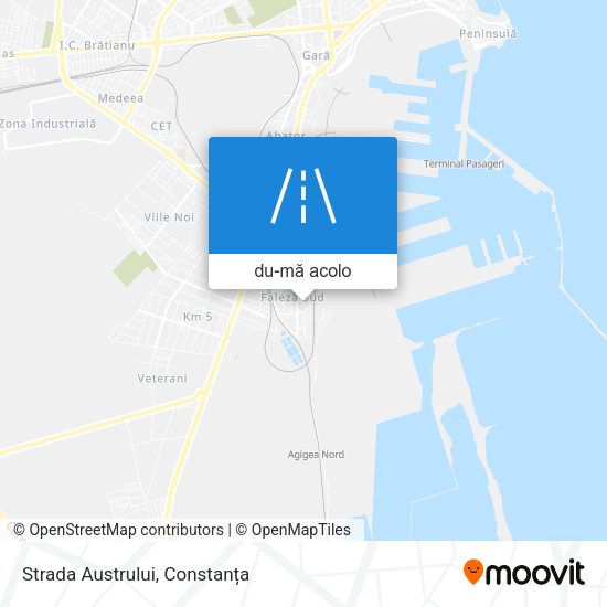 Hartă Strada Austrului