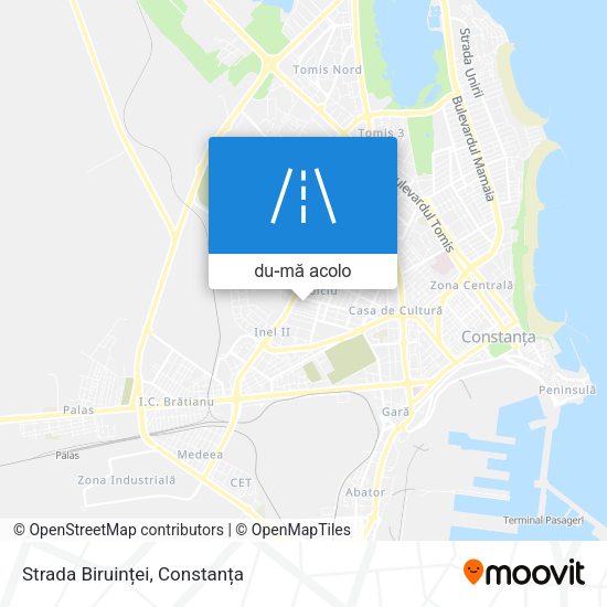 Hartă Strada Biruinței