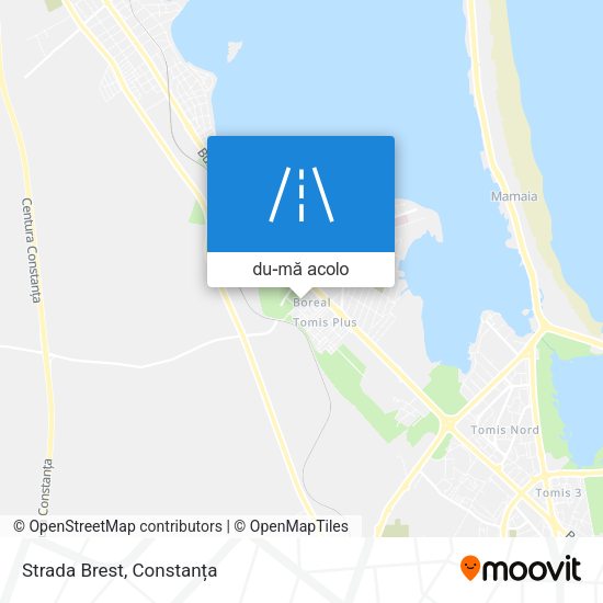 Hartă Strada Brest