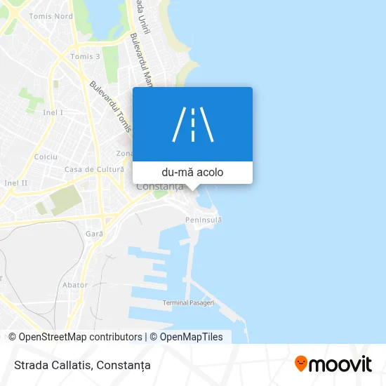 Hartă Strada Callatis