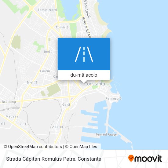 Hartă Strada Căpitan Romulus Petre