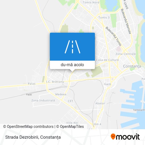 Hartă Strada Dezrobirii