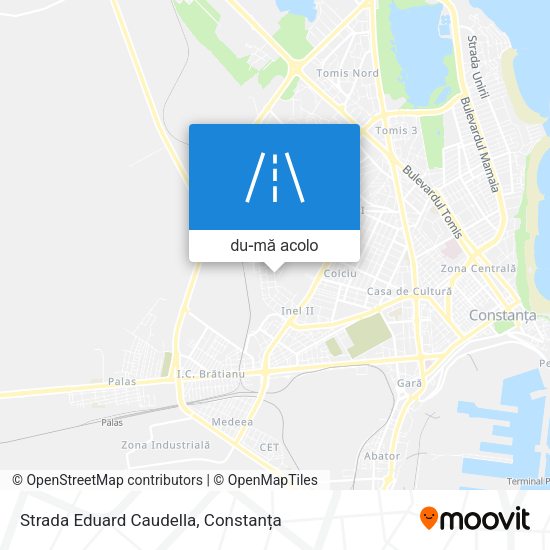 Hartă Strada Eduard Caudella