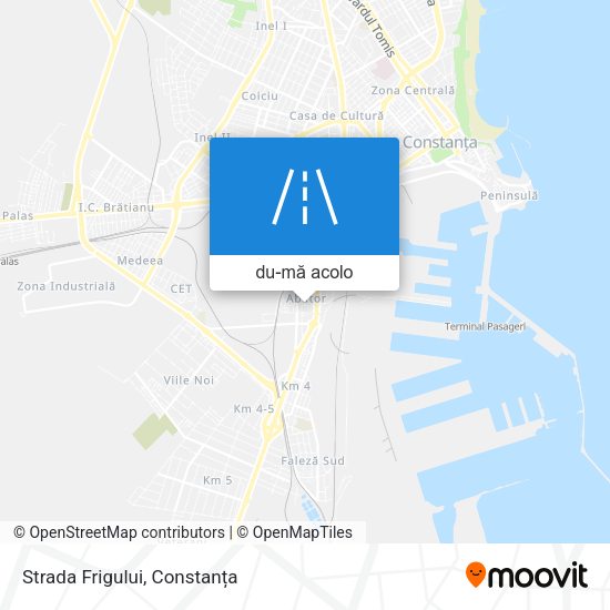 Hartă Strada Frigului