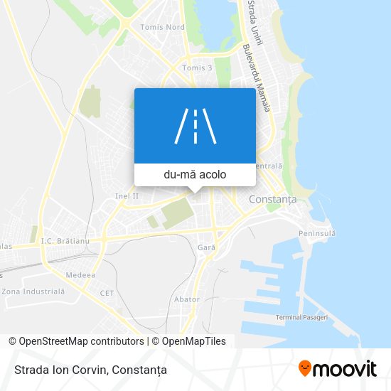 Hartă Strada Ion Corvin