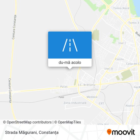 Hartă Strada Măgurani