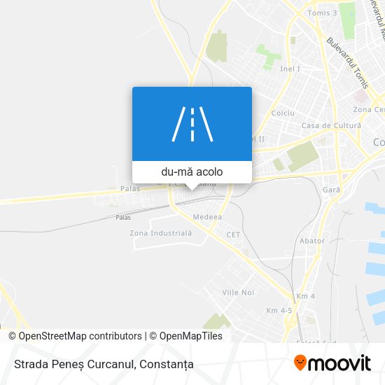 Hartă Strada Peneș Curcanul