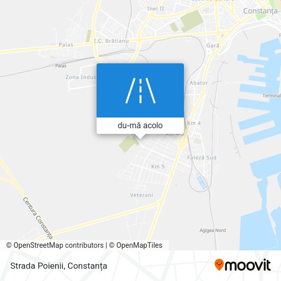 Hartă Strada Poienii
