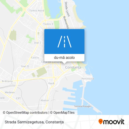 Hartă Strada Sarmizegetusa