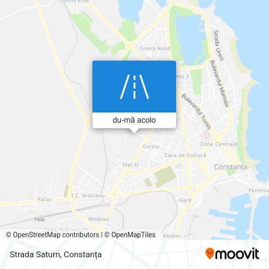 Hartă Strada Saturn