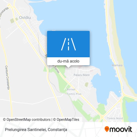 Hartă Prelungirea Santinelei