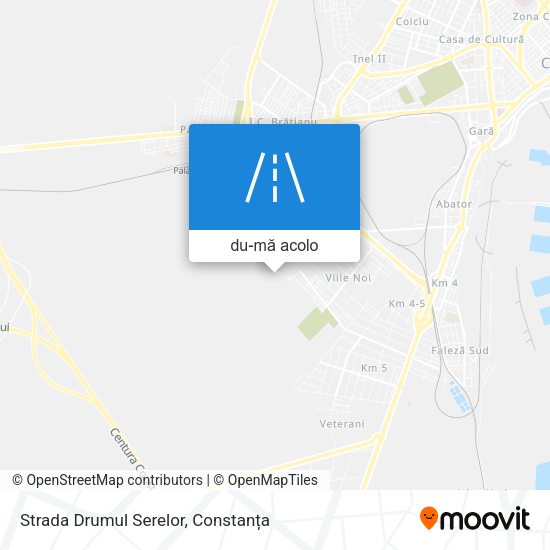 Hartă Strada Drumul Serelor