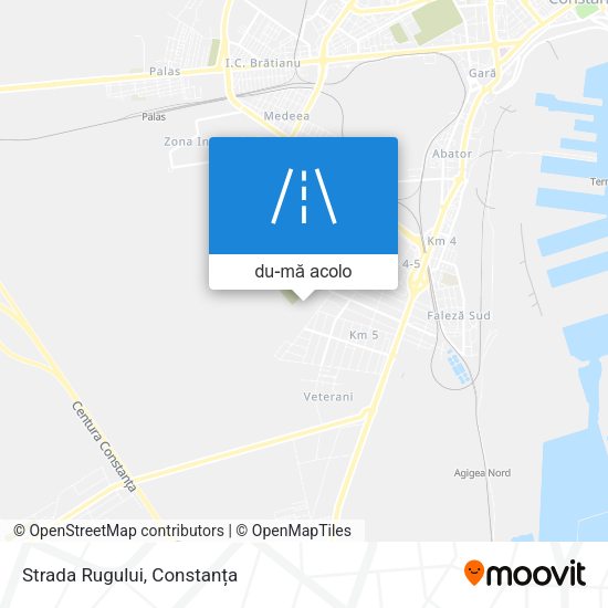 Hartă Strada Rugului