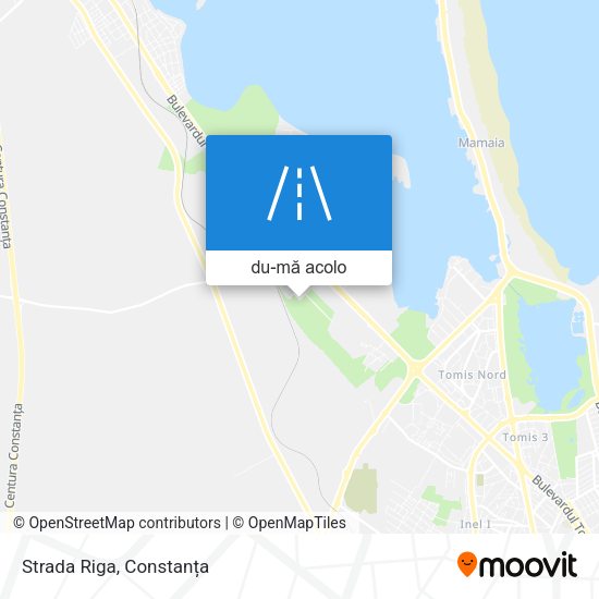 Hartă Strada Riga