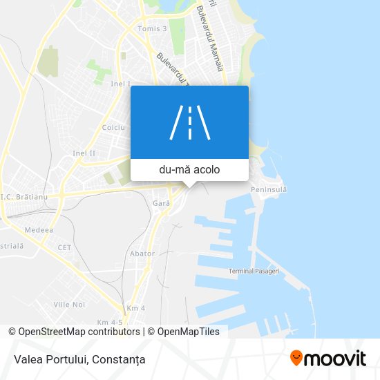 Hartă Valea Portului