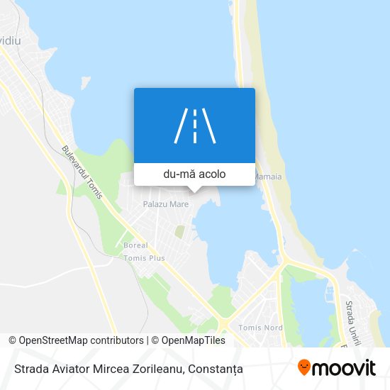 Hartă Strada Aviator Mircea Zorileanu