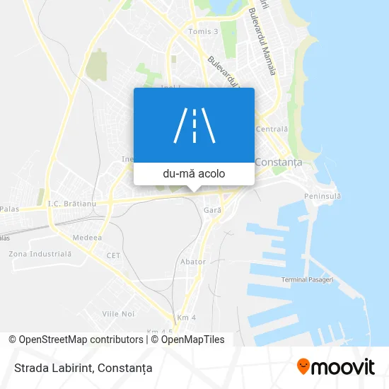 Hartă Strada Labirint