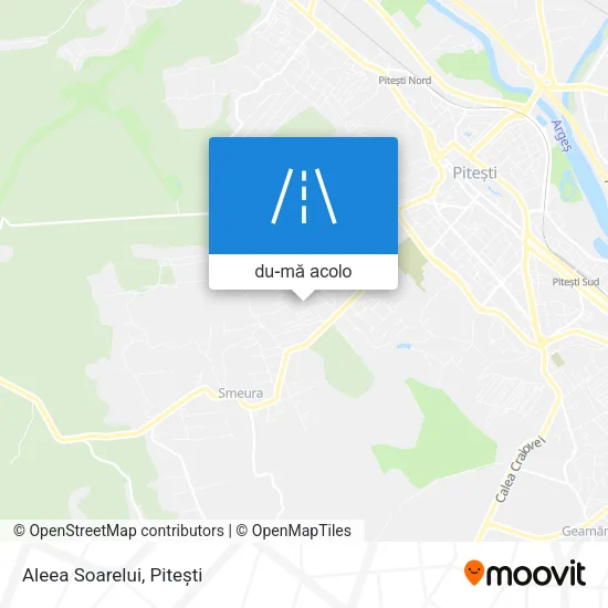 Hartă Aleea Soarelui