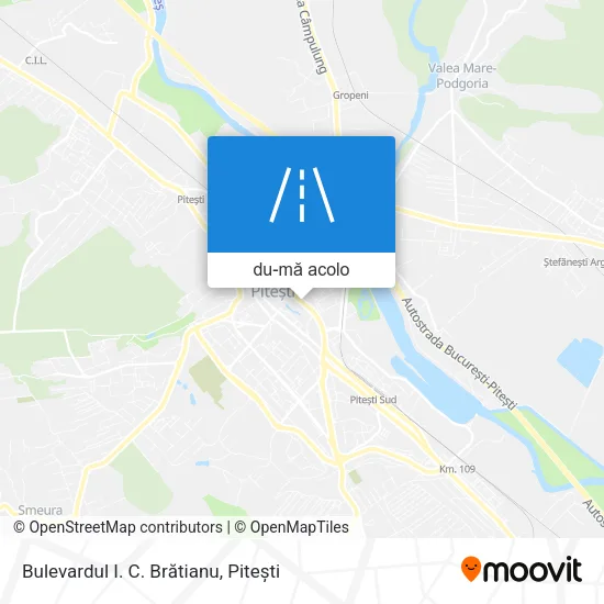 Hartă Bulevardul I. C. Brătianu