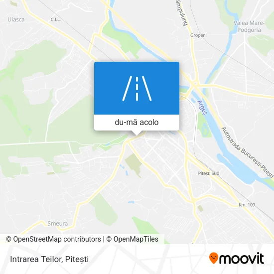 Hartă Intrarea Teilor