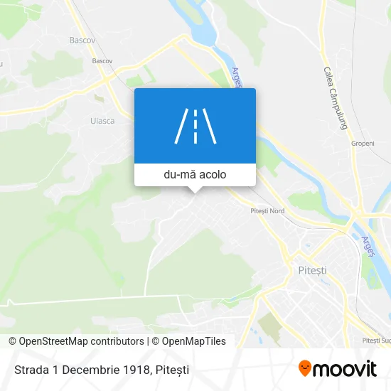 Hartă Strada 1 Decembrie 1918
