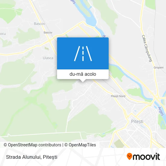 Hartă Strada Alunului